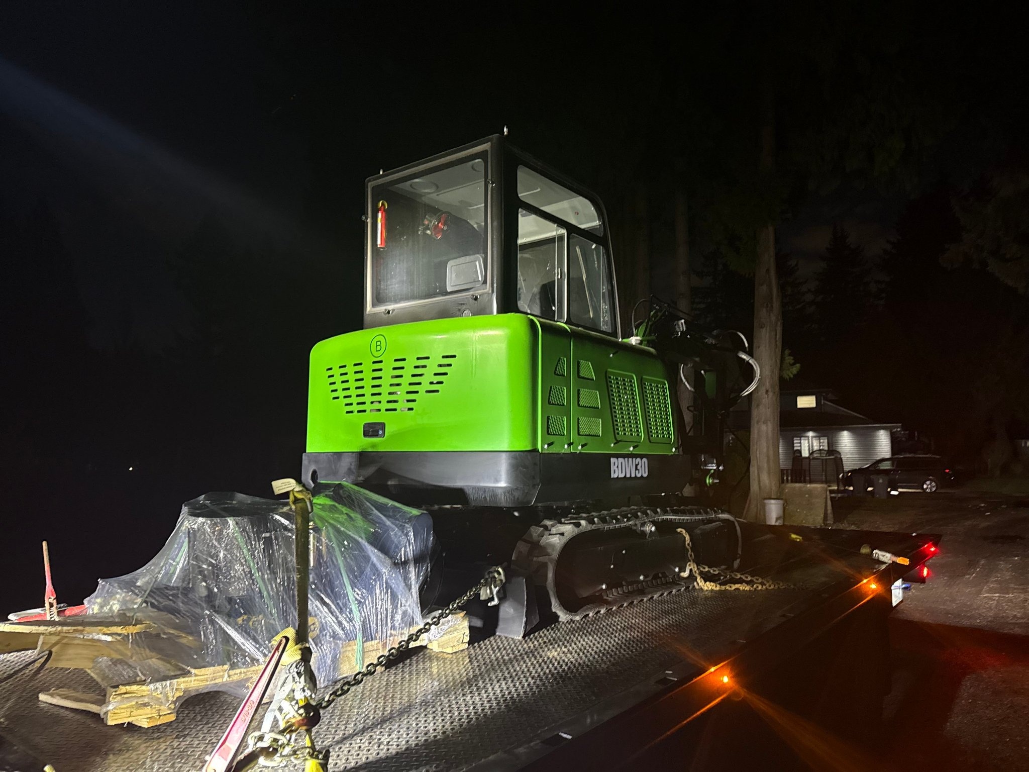 Mini excavator scrap removal Langley