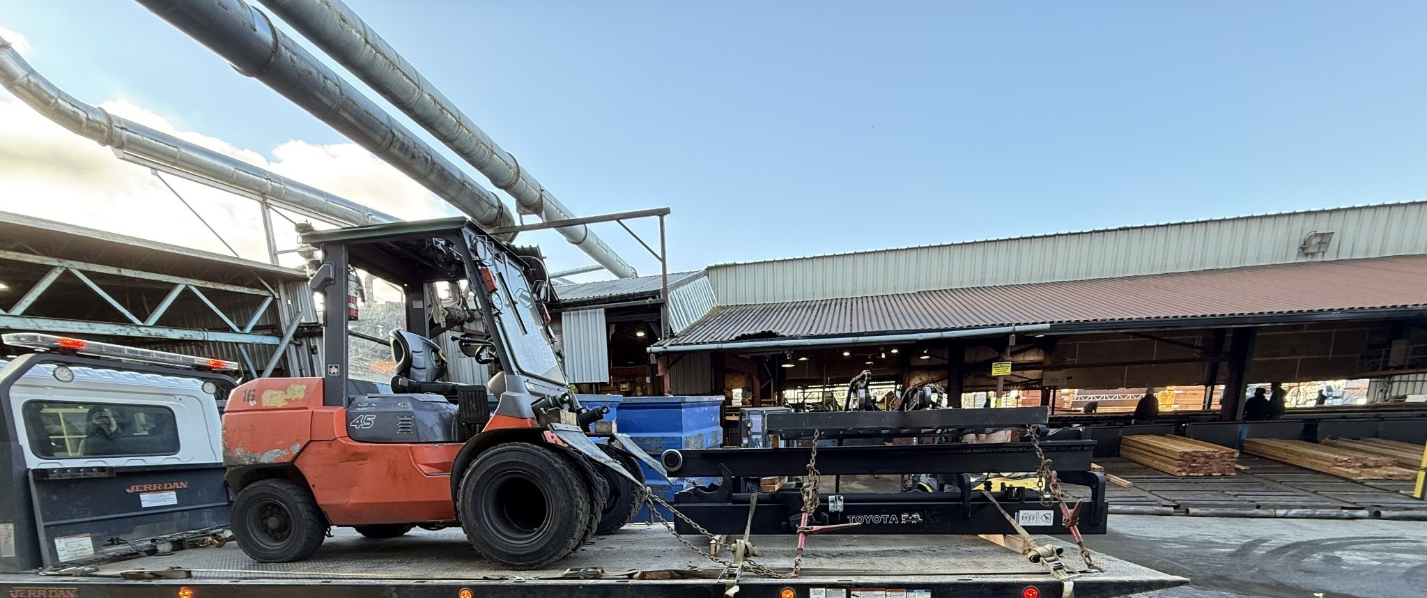 Scrap forklift removal Langley BC