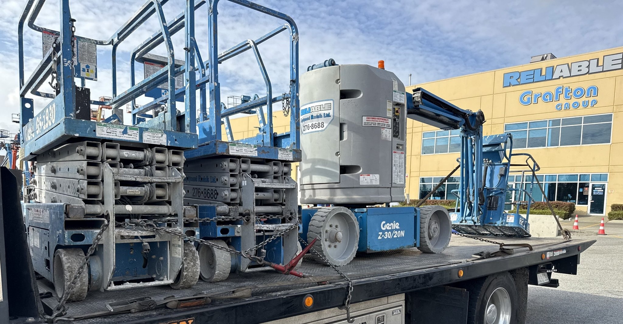 Scissor lift boom lift removal Langley BC